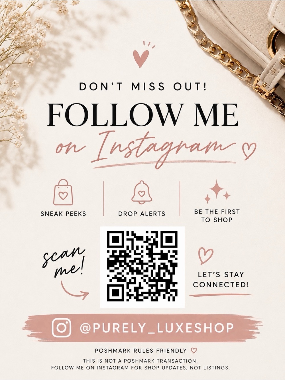 Follow me on IG @purely_luxeshop
